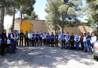 تمرین شرکت گاز استان ایلام برای مقابله با بحرانهای احتمالی
