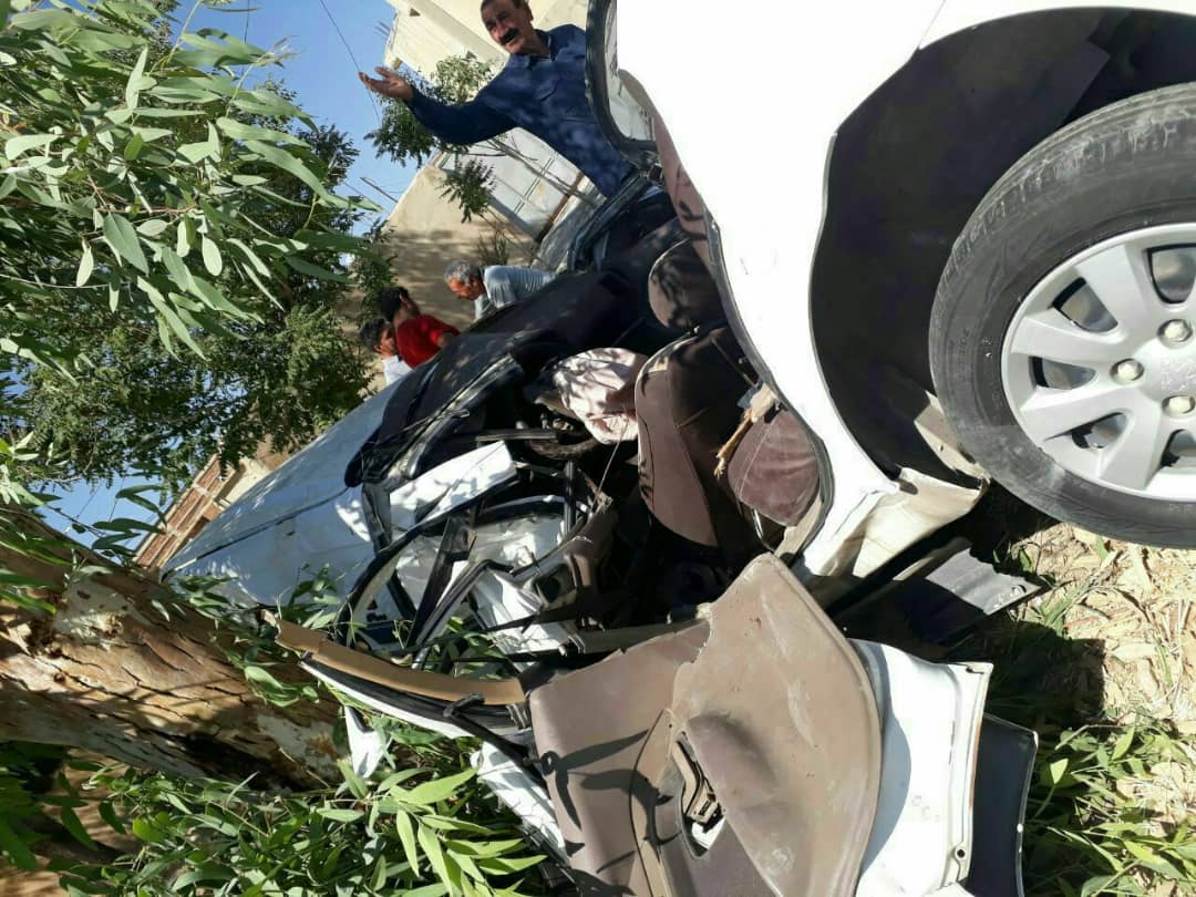 تخطی از سرعت مطمئنه در شهرستان ایوان حادثه آفرید