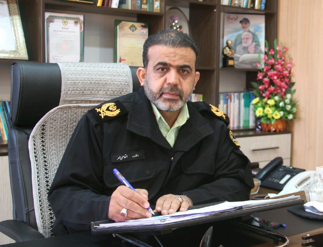 پیام تبریک فرمانده انتظامی استان  ایلام به مناسبت روز پاسدار