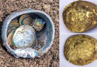 ۶۳  قطعه سکه ساسانی در ایوان کشف شد