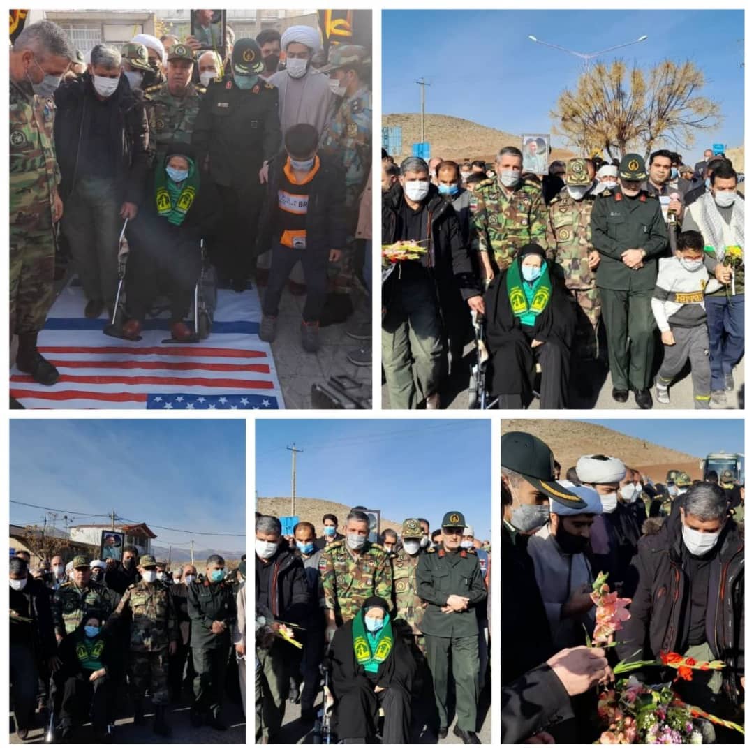 برگزاری مراسم یادبود و استقبال از  مادر شهید سید ابوالفضل حسنی  در بدره
