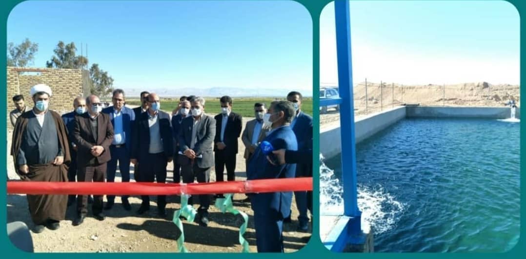 افتتاح دو طرح آبیاری تحت فشار و مجتمع محصولات گلخانه ای هیدروپونیک در شهرستان مهران