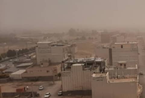 گرد و غبار شدید در ایلام