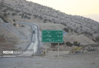 جاده ایلام-مهران بعد از گذشت ۹ سال چهاربانده نشد