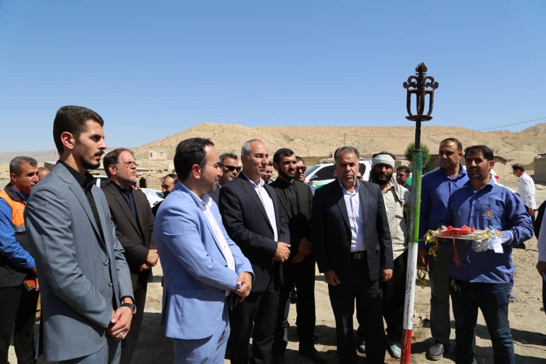 طرح گازرسانی به ۱۲ روستای هلیلان افتتاح و کلنگ‌زنی شد