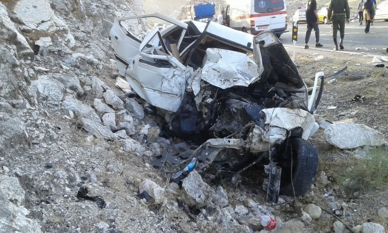 ۲ فوتی در تصادف مرگبار شهرستان بدره