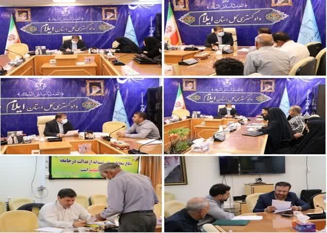 رسیدگی به مشکلات حقوقی ۷۴ نفر از مراجعین در دیدار مردمی رئیس کل دادگستری استان ایلام