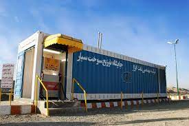 استقرار دومین جایگاه سیار عرضه نفت گاز در شهر مرزی مهران