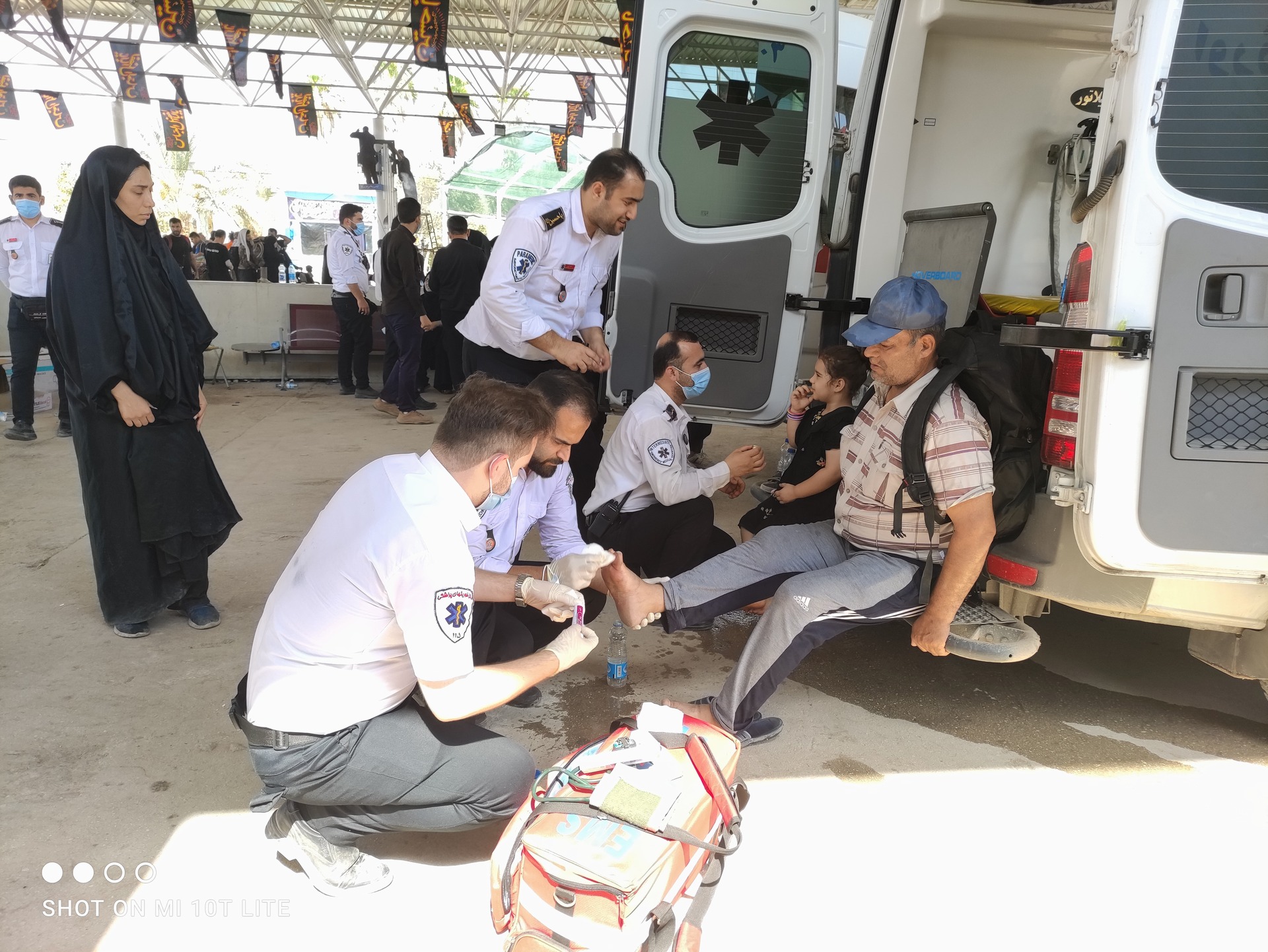 ارائه ۱۰۳ هزار خدمت پزشکی و درمانی به زائران اربعین در مرز مهران