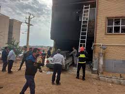 ۷ مصدوم در حادثه آتش سوزی مسکن مهر دهلران