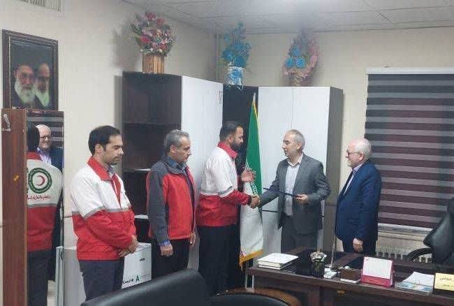 مراسم معارفه سرپرست جمعیت هلال احمر شهرستان هلیلان برگزار شد