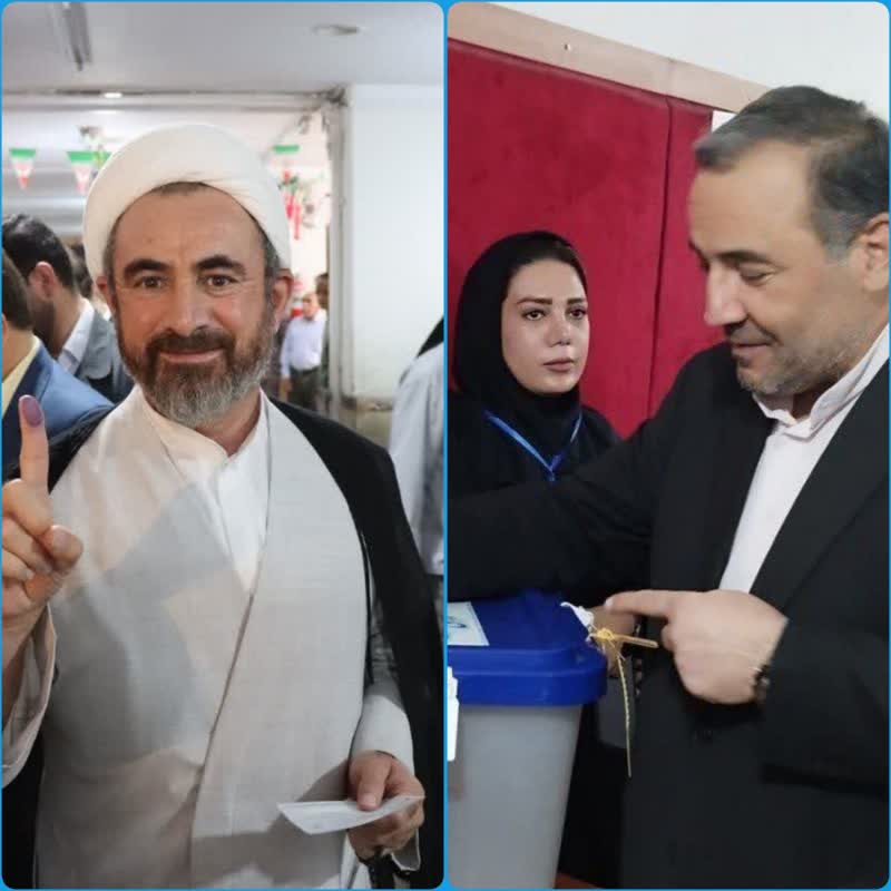 امام جمعه و استاندار ایلام رأی خود را به صندوق انداختند