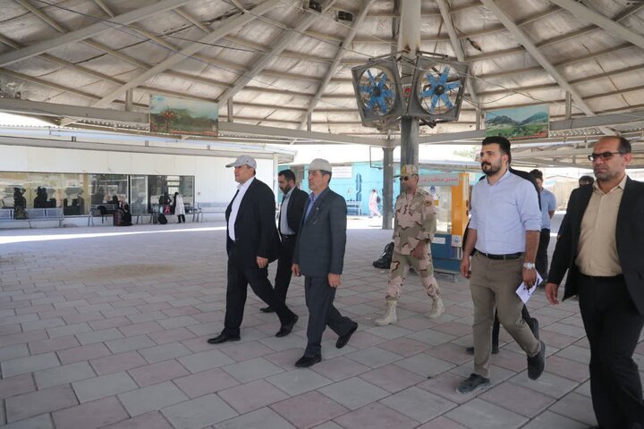 استاندار ایلام از پایانه مرزی مهران بازدید کرد