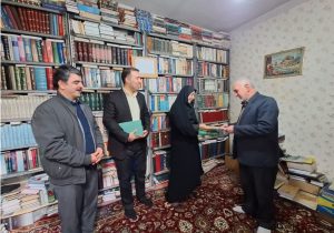تقدیر از عبدالعباس محمدی پیشکسوت ترویج کتاب و کتابخوانی