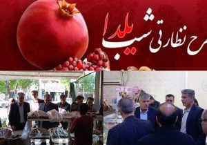 پایش بازار شهر دهلران بمناسبت شب یلدا