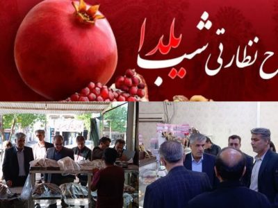 پایش بازار شهر دهلران بمناسبت شب یلدا