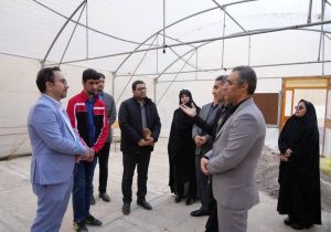 مدیرعامل شرکت گاز به دیدار دانش آموز معلول ایلامی رفت