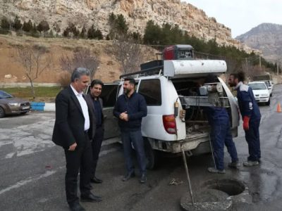 آغاز ویدئومتری ۴۰ کیلومتر شبکه جمعآوری فاضلاب در شهر ایلام