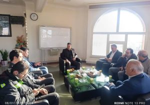 بازدید مدیرکل بازرسی استانداری ایلام از شرکت آب و فاضلاب استان
