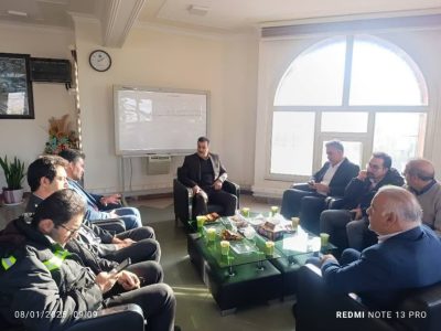 بازدید مدیرکل بازرسی استانداری ایلام از شرکت آب و فاضلاب استان