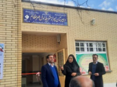 افتتاح دبیرستان سه کلاسه سراب کارزان
