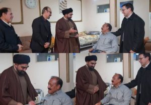 دیدار مسئولان دانشگاه علوم پزشکی ایلام با جانباز ۷۰ درصد