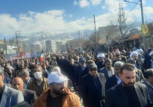 خروش پرشور ایلامی ها در یوم الله ۲۲ بهمن