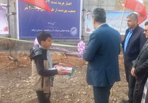 مخزن ۱۰۰۰ متر مکعبی زرانگوش افتتاح و به بهره‌برداری رسید