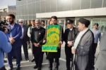 سفیران حامل پرچم متبرک حرم رضوی وارد ایلام شدند