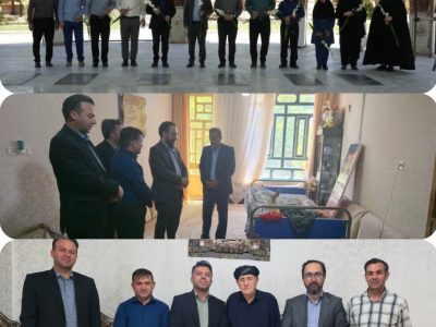 تجدید میثاق مدیرعامل و جمعی از کارکنان شرکت گاز ایلام با آرمان‌های شهدا در هفته دولت