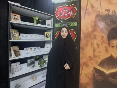 موکب کتابخانه‌های امام رضای شهرستان مهران پذیرای کودکان اربعینی