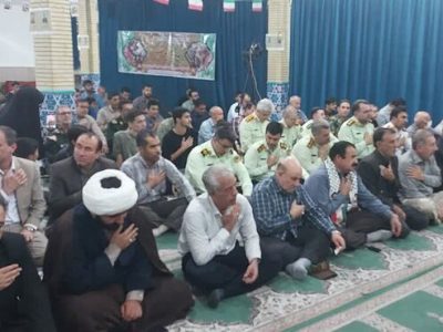 مراسم بزرگداشت اولین سالگرد شهادت شهدای جبهه مقاومت در ایلام برگزار شد