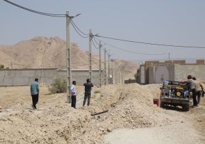 اجرای شبکه توزیع آب در روستای سرتنگ زعفرانی شهرستان مهران با مشارکت خیر آبرسانی