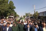 وداع پرشکوه مرزداران دهلران با «سردار شهید حاج نظر همتی»