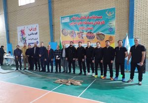 قهرمانی تیم گاز استان ایلام در مسابقات طنابکشی کارکنان دستگاههای اجرایی