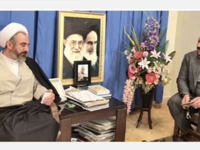 دیدار دبیر اجرایی خانه کارگر استان ایلام با نماینده ولی‌فقیه در استان/کارگران بازوان توانمند تولید