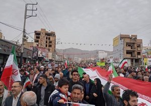 راهپیمایی ۲۲ بهمن در ایلام با حضور پر شور مردم ولایتمدار برگزار شد