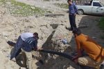 اجرای بیش از ۱۰۰۰ متر خط انتقال و شبکه توزیع آب در ملکشاهی