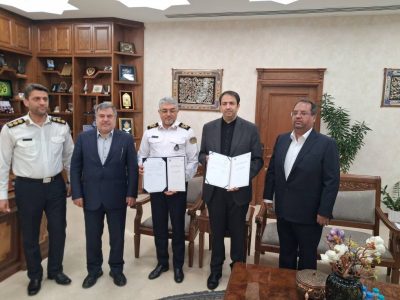امضای توافقنامه اجرایی شمارهگذاری وسایل نقلیه منطقه آزاد تجاری ـ صنعتی مهران