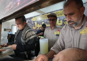 موکب بزرگ شرکت گاز ایلام در مسیر زائران اربعین آغاز به کار کرد