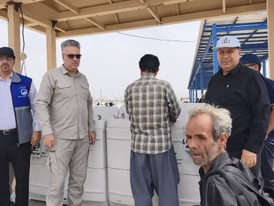 بازدید میدانی مدیرعامل آبفای ایلام از تأسیسات آبرسانی مرز مهران در اوج موج بازگشت زائران