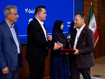 شرکت گاز استان ایلام تندیس سیمین واحد خدماتی سبز کشور را دریافت کرد