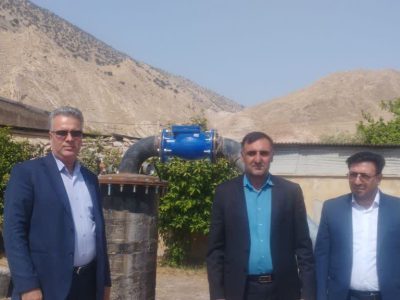 بهره‌برداری از ایستگاه پمپاژ آب روستاهای شیخ مکان و کله‌جوب؛ گامی مؤثر برای رفع تنش آبی ۲۵۰۰ نفر از روستاییان