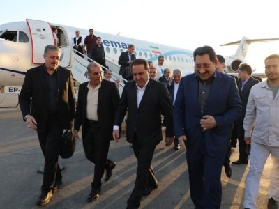 وزیر صمت وارد ایلام شد